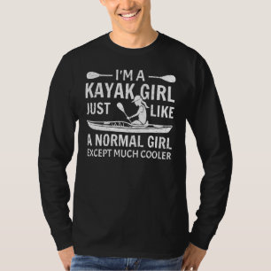 Kajak für Frauen Mädchen Kajak Kajak T-Shirt