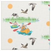 Kajak-Gewebe Stoff (Nahaufnahme)