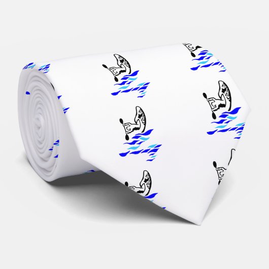 Kajak-Heck-Art Krawatte (Gerollt)