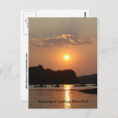 Kajak im Codorus Staat Park Postkarte (Vorne/Hinten)