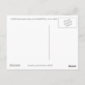 Kajak in Mendenhall Postcard Postkarte (Rückseite)