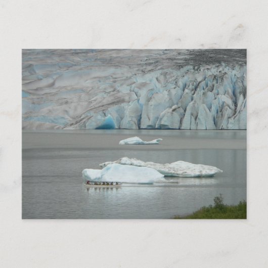 Kajak in Mendenhall Postcard Postkarte (Vorderseite)