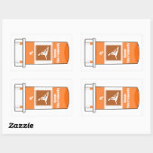 Kajak ist mein Medikament Rechteckiger Aufkleber (Blatt)