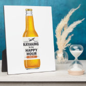 Kajak ist meine glückliche Stunde Fotoplatte (Seite)