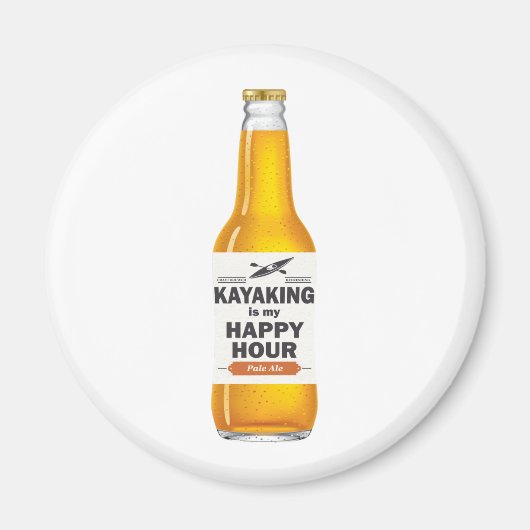 Kajak ist meine glückliche Stunde Magnet (Vorne)