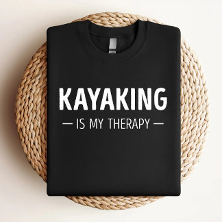 Kajak ist meine Therapie Funny Kayaking Lover T-Shirt