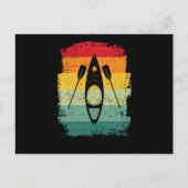 Kajak Kajak Kanuliebhaber lustiges Kajak Postkarte (Vorderseite)