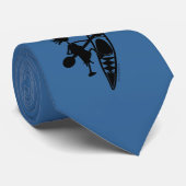 Kajak-Kanu-frohe Silhouette Krawatte (Gerollt)