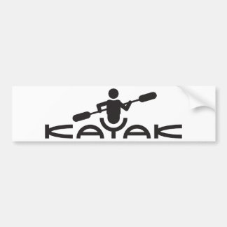 Kajak-Logo-Autoaufkleber Autoaufkleber