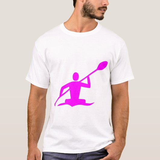 Kajak - Magenta T-Shirt (Vorderseite)