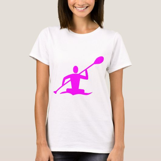 Kajak - Magenta T-Shirt (Vorderseite)
