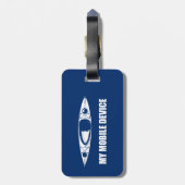 Kajak, mein mobiles Gerät Gepäckanhänger (Rückseite vertikal)