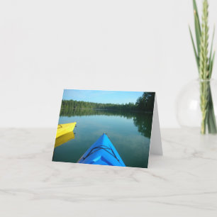 Kajak Notecard Karte