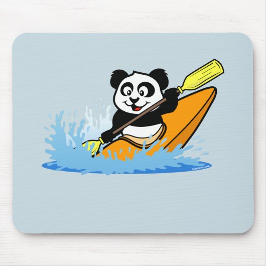 Kajak Panda Mousepad (Vorne)
