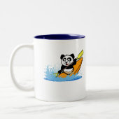 Kajak Panda Zweifarbige Tasse (Links)