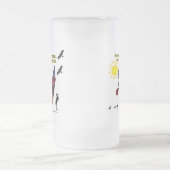 Kajak schaufelt gut mit anderen II Mattglas Bierglas (Mittel)