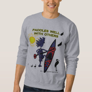 Kajak schaufelt gut mit anderen II Sweatshirt