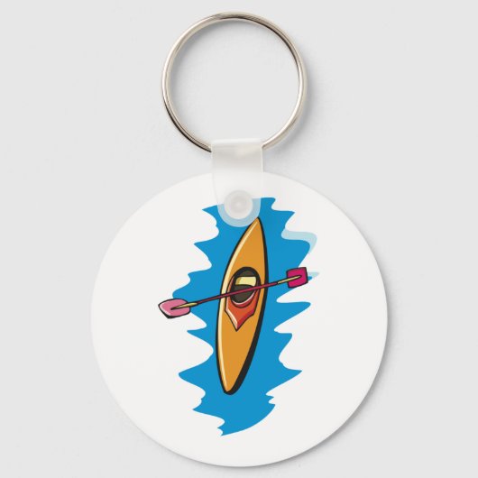 Kajak Schlüsselanhänger (Vorderseite)