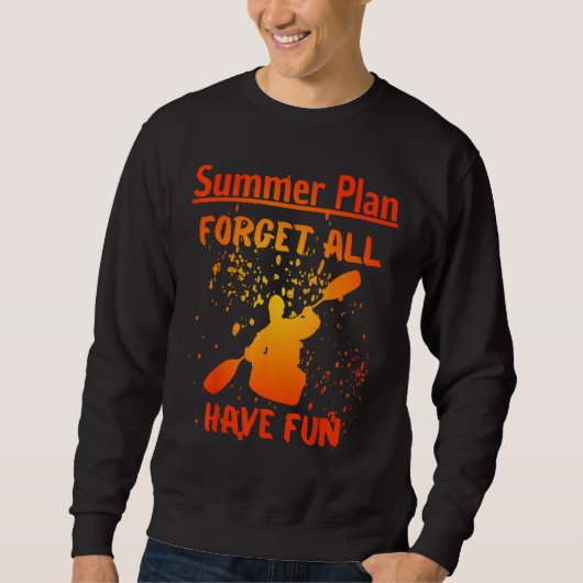 Kajak Summer Break 2023 Kajaking Happy Last Day Of Sweatshirt (Vorderseite)
