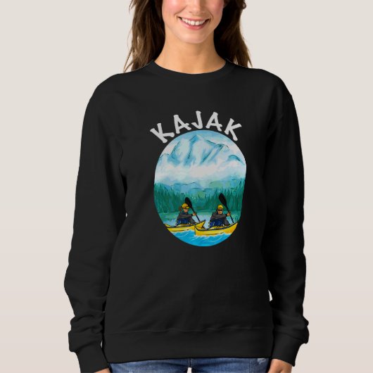 Kajak Sweatshirt (Vorderseite)