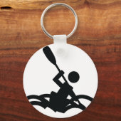 Kajak-Symbol Schlüsselanhänger (Vorderseite)