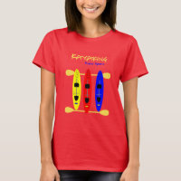 Kajak Wassersport Thema Grafik