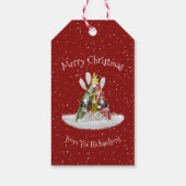 Kajak Weihnachtsbaum Kajaks Paddel personalisiert Geschenkanhänger (Rückseite)