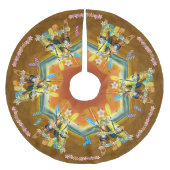 Kajak Weihnachtsbaum tropischen Strand Kajaks Polyester Weihnachtsbaumdecke (Vorderseite)