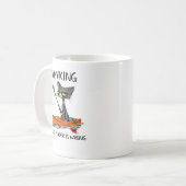 Kajak, weil Mord falsch ist beste Geschenkideen c Kaffeetasse (Vorderseite Links)