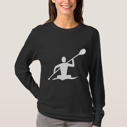 Kajak - weiß T-Shirt (Vorderseite)
