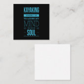 Kajak, wo ich hingehe, um meinen Geist zu verliere Mitteilungskarte (Vorne/Hinten)