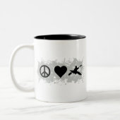 Kajak Zweifarbige Tasse (Links)