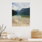 Kajakers in der Ferne auf dem Foto Poster (Küche)