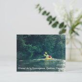 Kajakers in Quebec, Kanada Postkarte (Stehend Vorderseite)