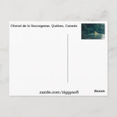 Kajakers in Quebec, Kanada Postkarte (Rückseite)