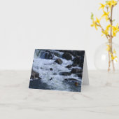 Kajakers in Stromschnellen Karte (Gelbe Blume)