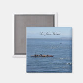 Kajakers und Orca Magnet (Vorderseite/Rückseite)