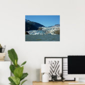 Kajakfahren am Mendenhall Gletscher Poster (Heimbüro)