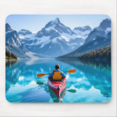 Kajakfahren in den Bergen Mousepad (Vorne)