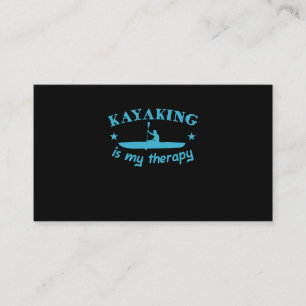 Kajakfahren ist meine Therapie Visitenkarte