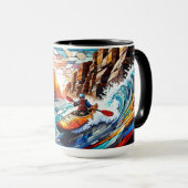 Kajakfahrten mit Whitewater in Canyon Tasse (VorderseiteRechts)