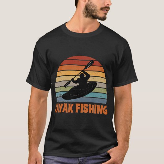 Kajakfischen T-Shirt (Vorderseite)