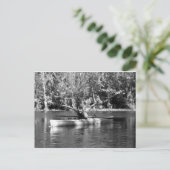 Kajakfrau Postkarte (Stehend Vorderseite)