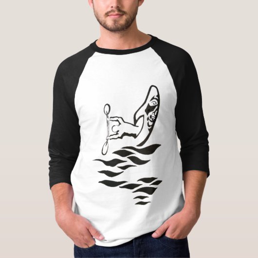 Kajakgesicht T-Shirt (Vorderseite)