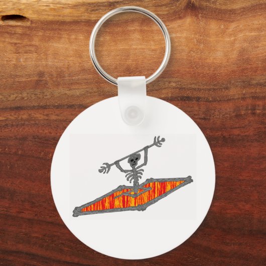 Kajakknochenfahrt Schlüsselanhänger (Vorderseite)
