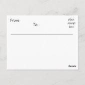 Kajaks am See bei Sunset Postcard Postkarte (Rückseite)