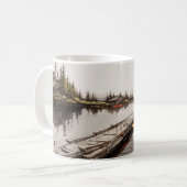 Kajaks am See Kaffeetasse (Vorderseite Links)
