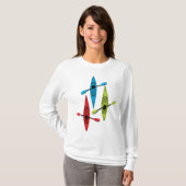 Kajaks für sie T-Shirt (Vorne ganz)