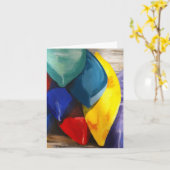 Kajaks Notecard Karte (Gelbe Blume)