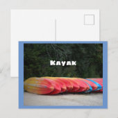 Kajaks Postkarte (Vorne/Hinten)
